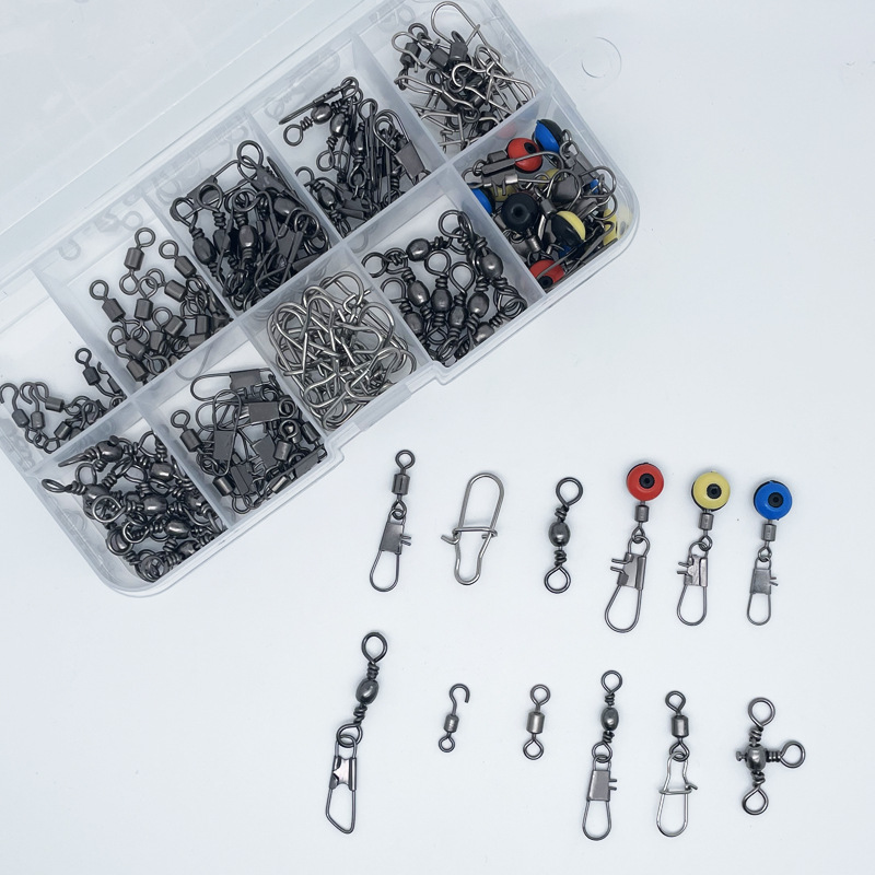 115pcs Kit Konektor Swivel Pan - Fishing Rod Building Kit ulasan dan harga