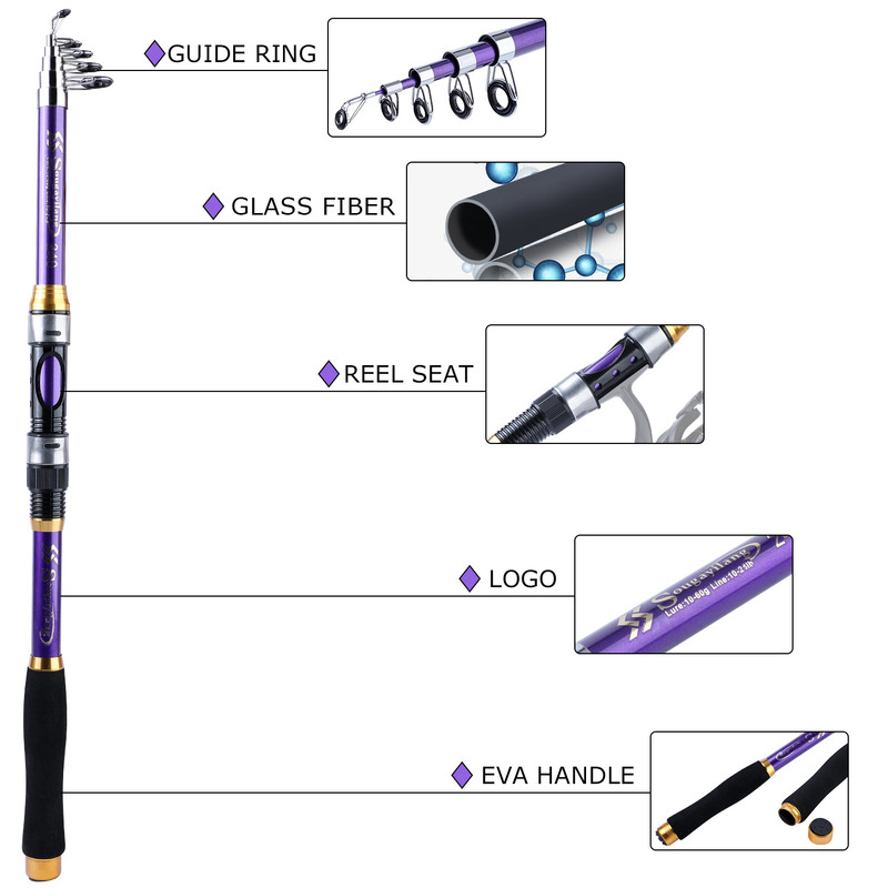 Sougayilang joran pancing Tele - Fishing Rod Surf ulasan dan harga